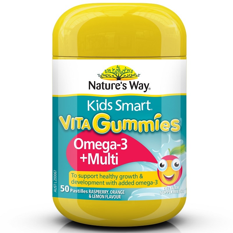 Nature's Way 佳思敏 儿童复合维生素+鱼油软糖 50粒