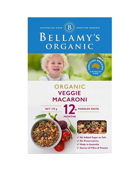 Bellamy's 贝拉米 婴幼儿辅食有机蔬菜通心粉 175g