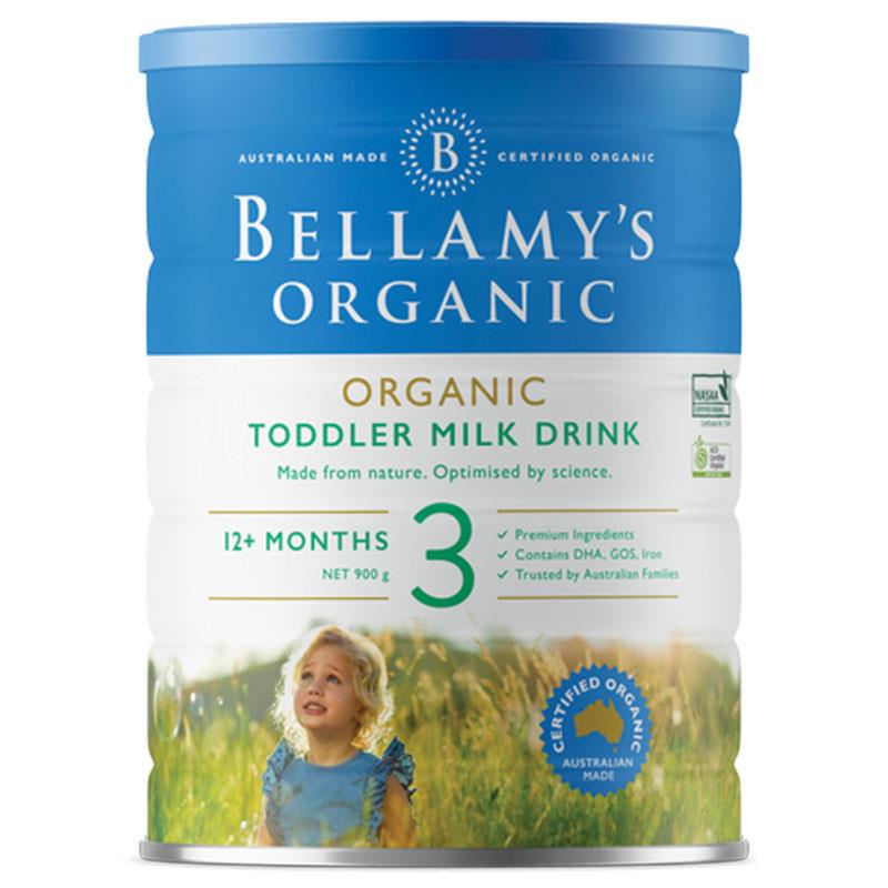 Bellamys 贝拉米 有机婴幼儿配方奶粉 （3段） 1岁+ 900g