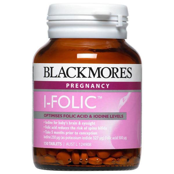Blackmores 澳佳宝 I-Folic 碘加叶酸营养片 孕前孕期营养补充 150片