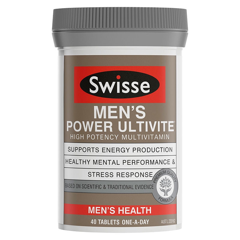 Swisse 男性专用活力复合维生素 40粒 （有效保护心脑血管和记忆功能）