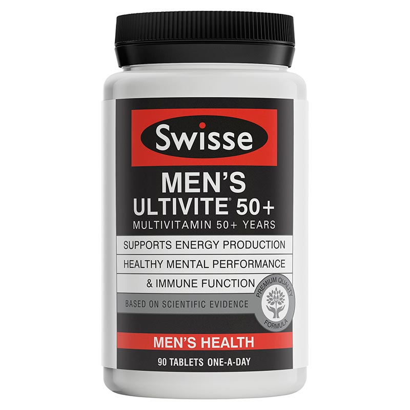 Swisse 男性50岁以上复合营养片 90片（增强体力耐力）