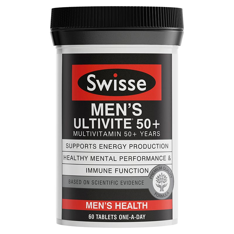 Swisse 男士复合维生素50岁以上  60片 （增强体力耐力）