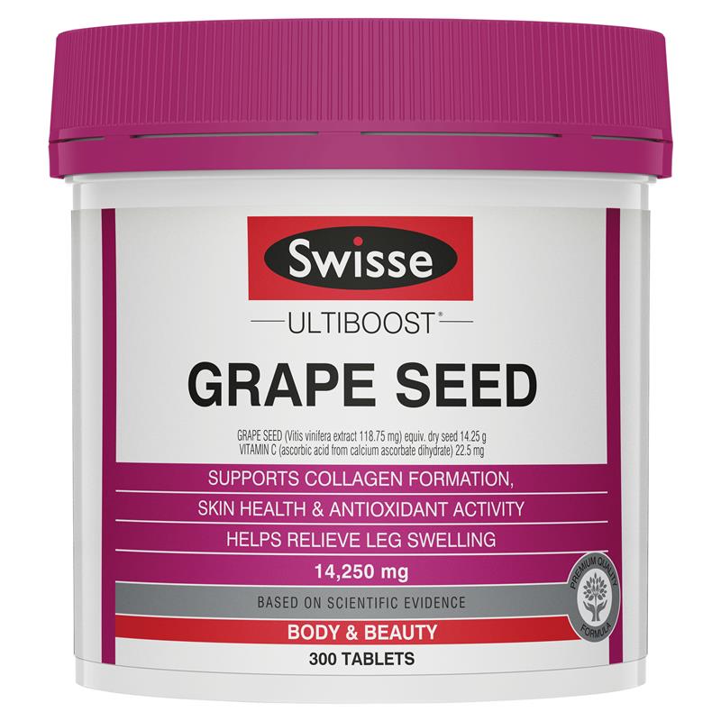 Swisse 澳洲葡萄籽精华 300粒（天然抗氧化）