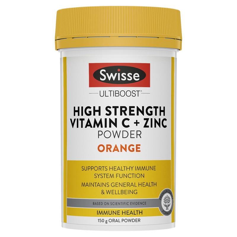 Swisse 高强度维生素C加锌营养补充粉 橘子味 150g