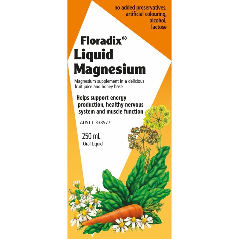 Floradix 铁元 矿物营养液 富含镁元素 250ml