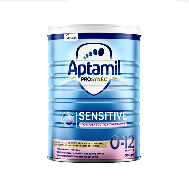 Aptamil 澳洲爱他美 金装婴幼儿HA配方奶粉 适度水解 防过敏型 （1-2段）0-12个月 900g 适合预防或轻度过敏的宝宝