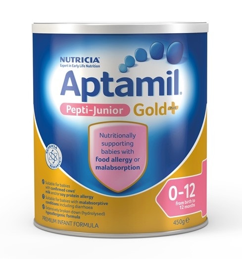 Aptamil 澳洲爱他美 金装婴幼儿Pepti配方奶粉（0-12个月）450g  深度水解 对牛奶或大豆蛋白过敏及吸收不良的婴幼儿适用