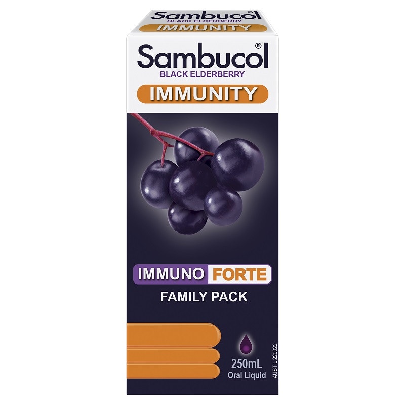 Sambucol 黑接骨木小黑果 家庭抗感强免疫糖浆250ml（增强免疫系统）