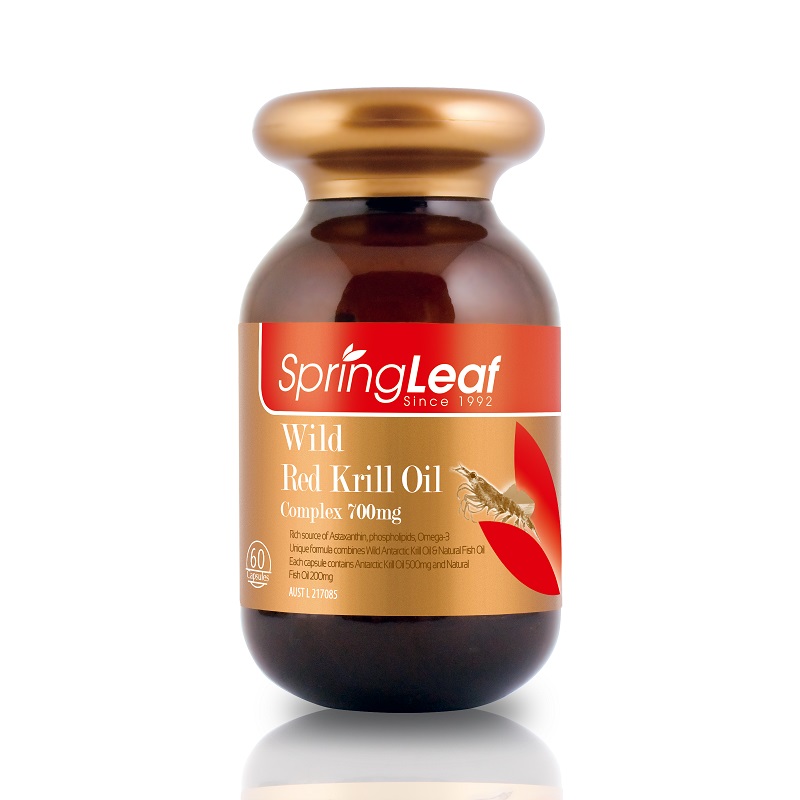 Spring Leaf 优质700mg野生红磷虾油复合物营养片 60片