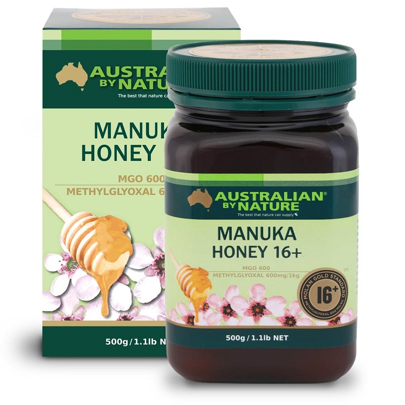 Australian By Nature 生物活性麦卢卡蜂蜜16+ 500g