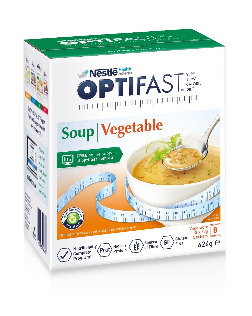 雀巢Optifast 澳洲代餐蔬菜口味汤包（低卡路里） 54gx8包