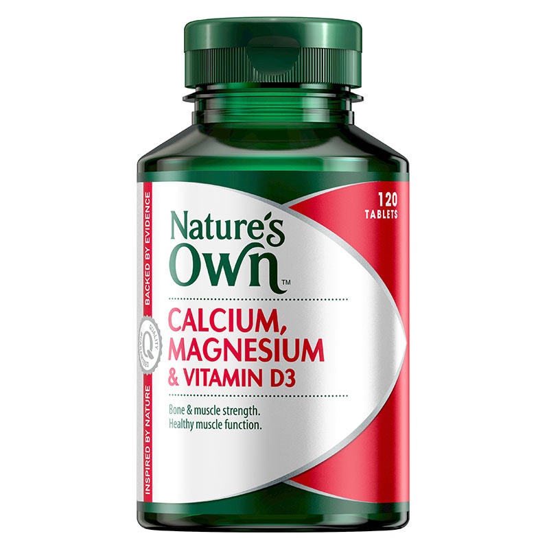 Nature's Own 钙镁+维生素D3营养片 120片