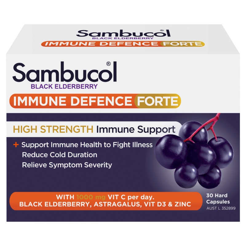 Sambucol 高强度黑接骨木小黑果免疫胶囊 30粒
