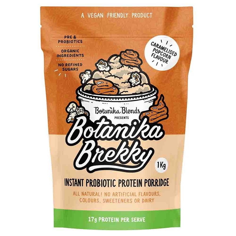 Botanika Blends 益生菌早餐速食蛋白质麦片粥 焦糖爆米花味 1kg