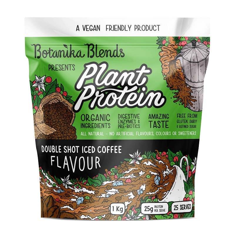 Botanika Blends 有机植物蛋白营养粉 1kg 浓郁冰咖啡味（无糖）
