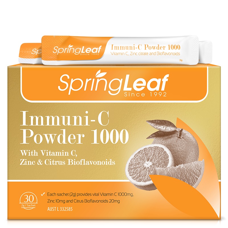 Spring Leaf 1000mgVC+锌增强免疫口服颗粒 柑橘味 2g X 30