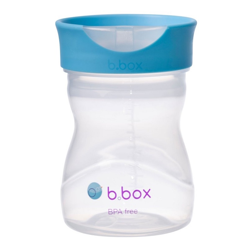 B.Box 婴幼儿防漏训练水杯 带刻度（蓝色）1个