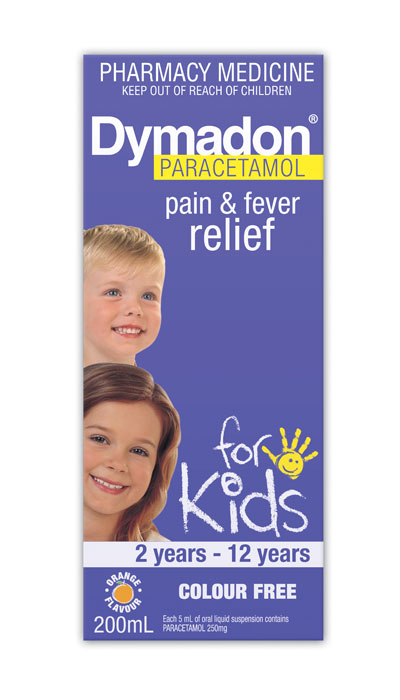 Dymadon Paracetamol For Kids 2-12 Years 200ml
