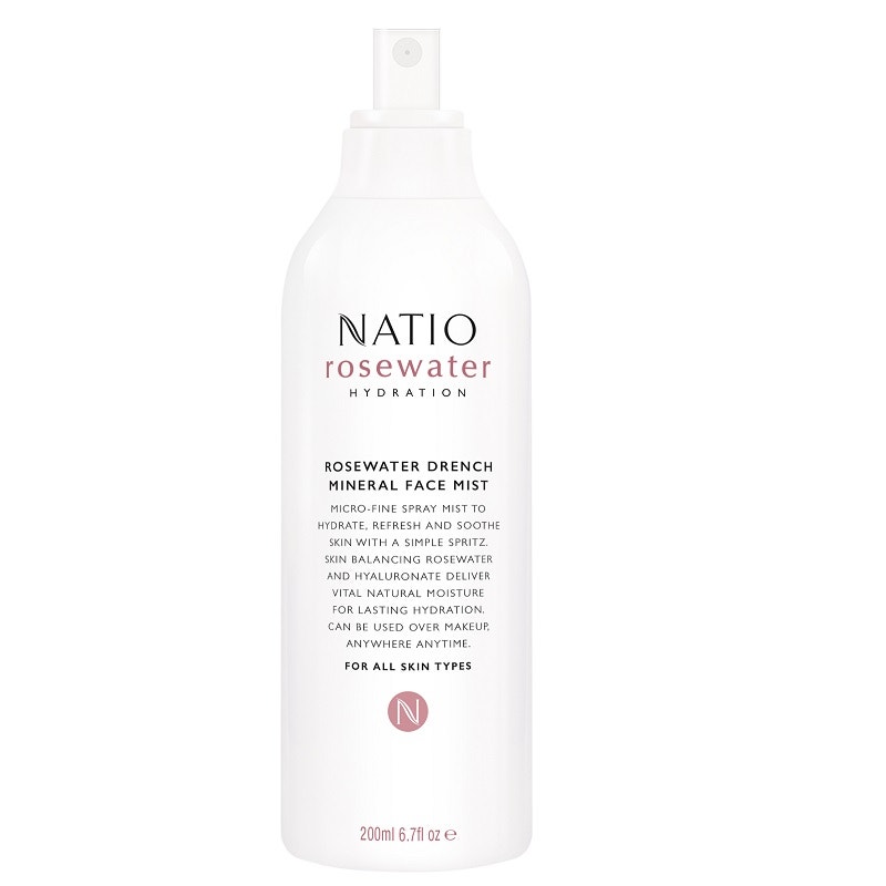 Natio 娜迪奥 玫瑰保湿滋养面部护肤喷雾 200ml