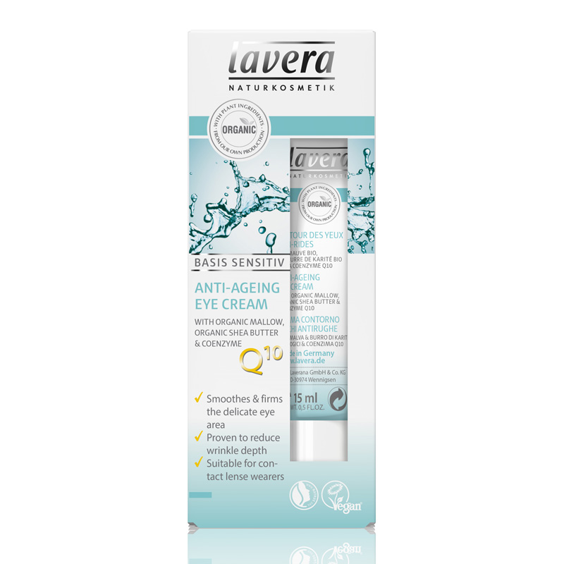 lavera Basis Anti-Ageing Eye Cream Q10 15ml