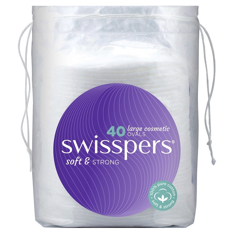 Swisspers 化妆品椭圆垫 40片 （化妆）