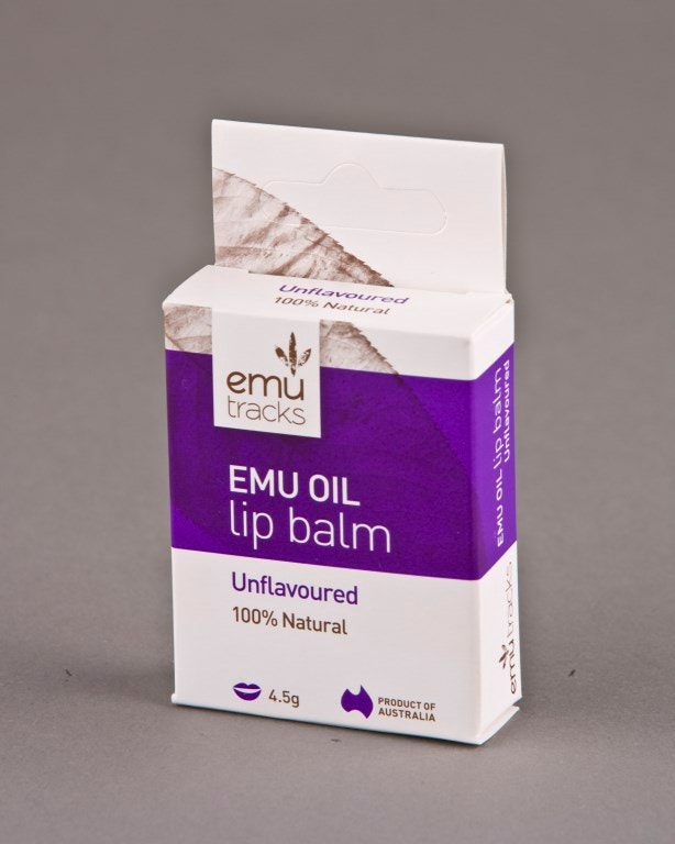 Emu Tracks 鸸鹋 天然无味唇膏 4 5g （保湿、滋润唇部）
