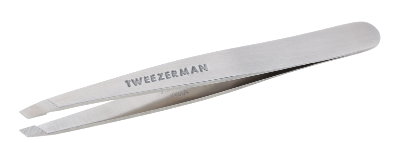TWEEZERMAN 迪茜曼 微之魅 不锈钢迷你斜镊子 1支 （ 修眉工具美容清毛发）