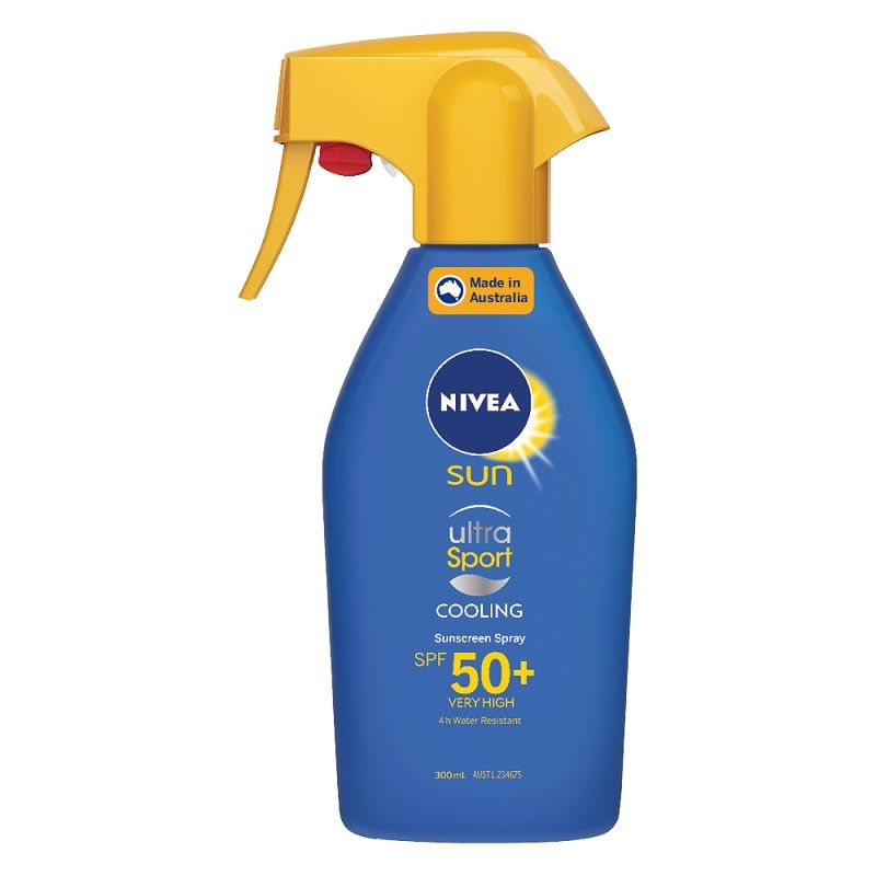 Nivea Sun Ultra Sport Cooling SPF 50+ Sunscreen Trigger Spray 300ml