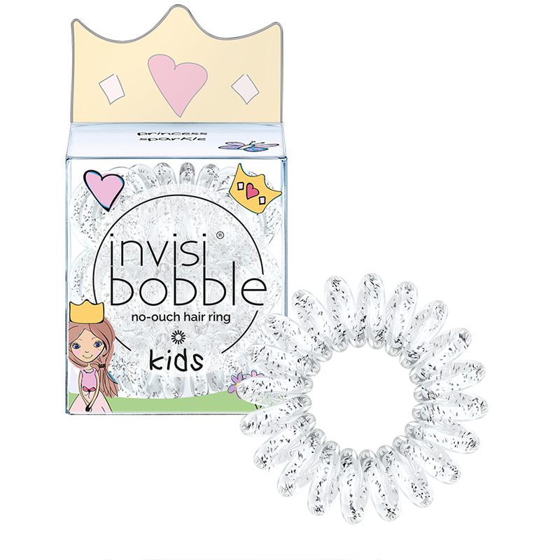 invisibobble kids系列无痕弹簧束发圈 不伤发皮筋 3只装 - 闪光