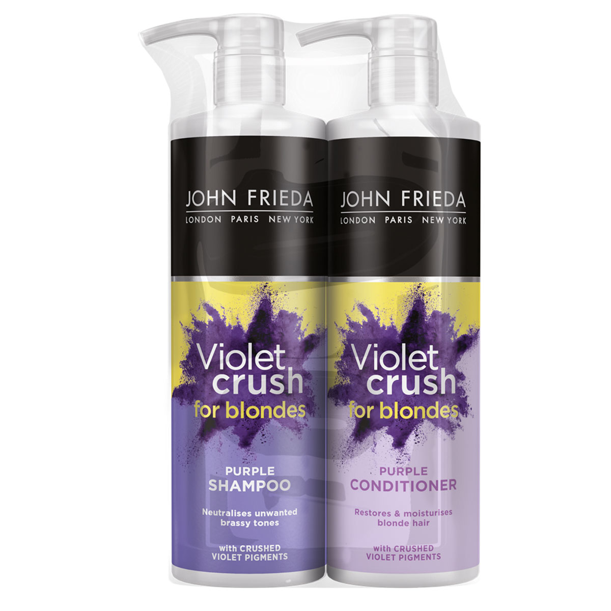 John Frieda 紫罗兰金发专用修护洗发水护发素套装 2x500ml