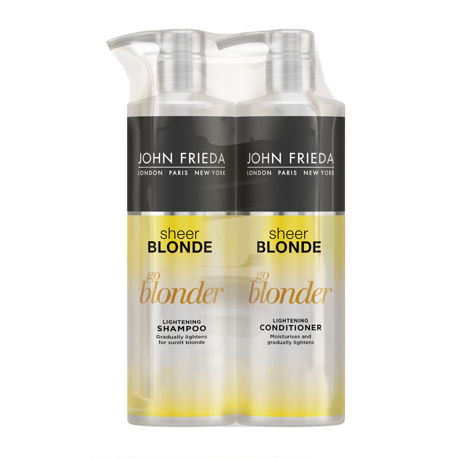 John Frieda 金发专用焕彩闪亮洗发护发套装 洗发水500ml+护发素500ml