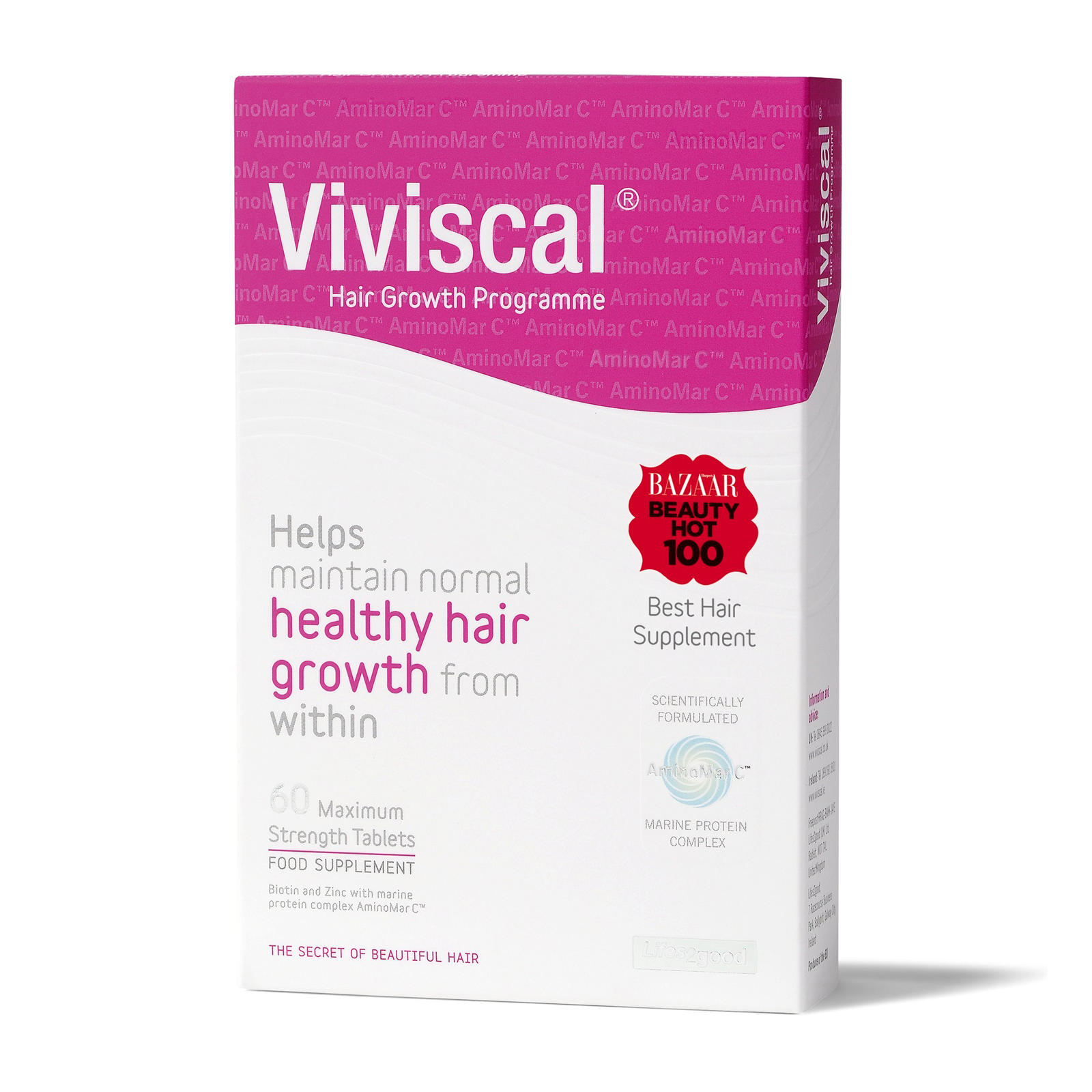 Viviscal 强韧头发营养片 女士专用 1个月量 - 60粒