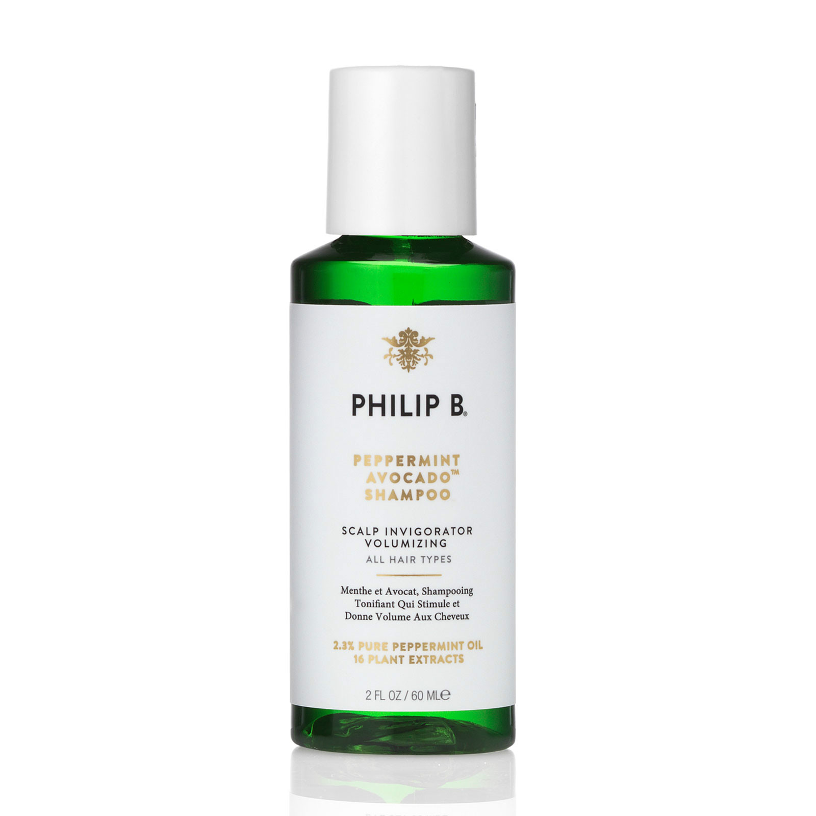 Philip B 薄荷鳄梨丰盈澄净洗发水 60ml