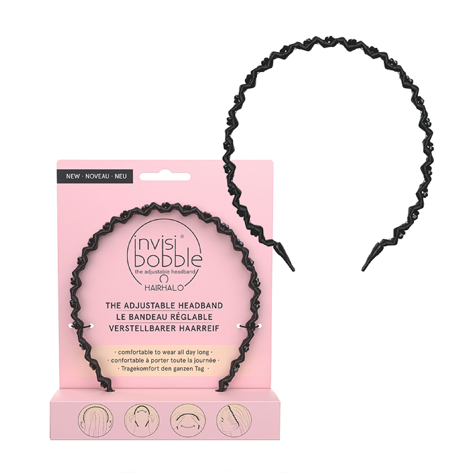 invisibobble 黑色简约发箍