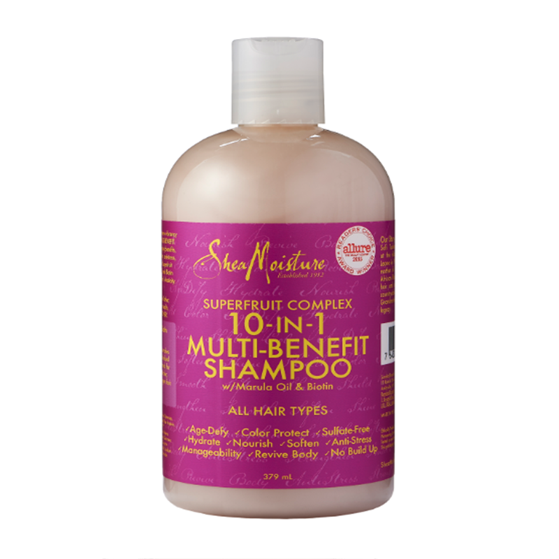 Shea Moisture 10合1水果复合新生洗发水 379ml 所有发质