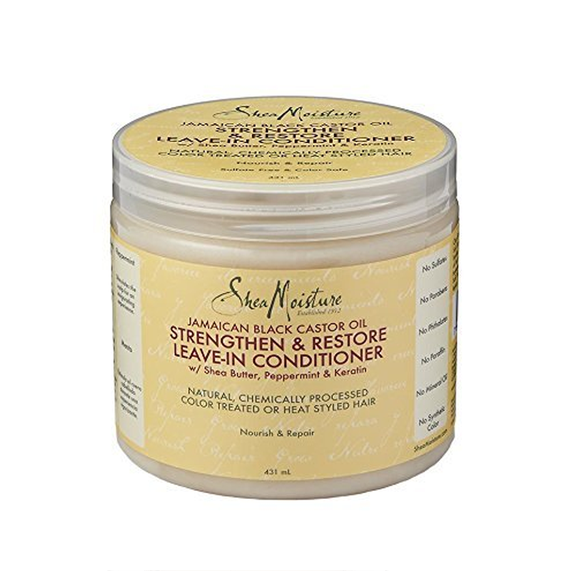 Shea Moisture 牙买加蓖麻油修护烫染免洗护发素 431ml