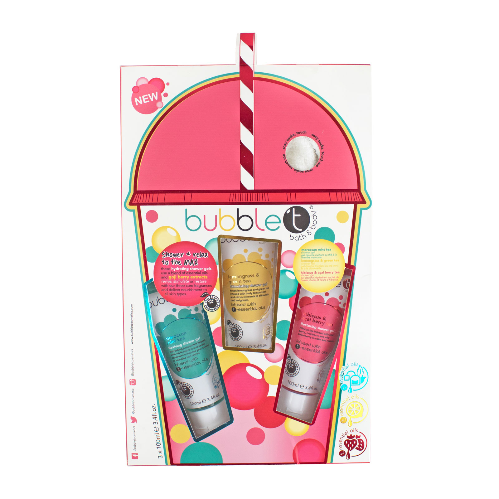 Bubble T 放松时刻沐浴啫喱三件套装