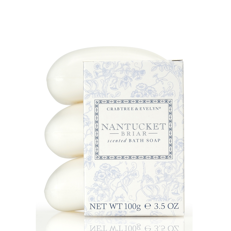 Crabtree & Evelyn 瑰珀翠 水泽香蕀丛花冷霜香皂 3 x 100g