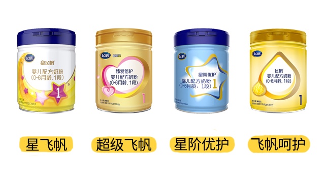 飞鹤4款奶粉产品图 飞鹤4款奶粉产品图