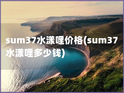 sum37水漾哩价格(sum37水漾哩多少钱)