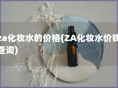 za化妆水的价格(ZA化妆水价钱查询)