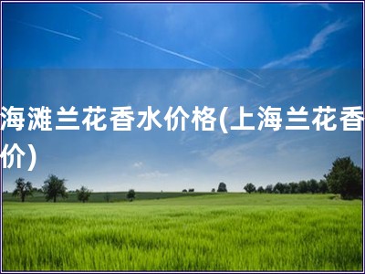 上海滩兰花香水价格(上海兰花香水售价)