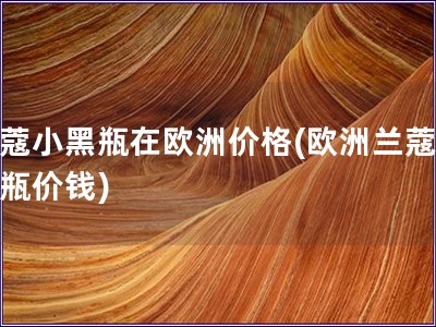 兰蔻小黑瓶在欧洲价格(欧洲兰蔻小黑瓶价钱)