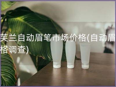 凯芙兰自动眉笔市场价格(自动眉笔价格调查)