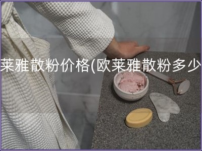 欧莱雅散粉价格(欧莱雅散粉多少钱)