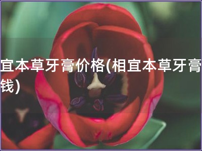 相宜本草牙膏价格(相宜本草牙膏多少钱)